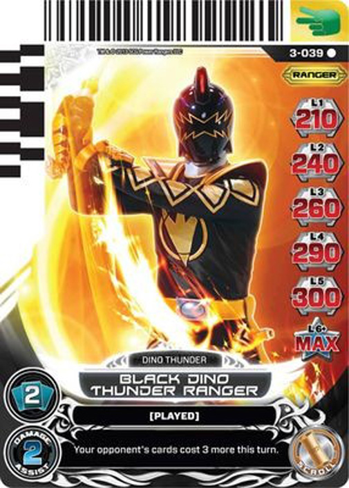 Black Dino Thunder Ranger 039